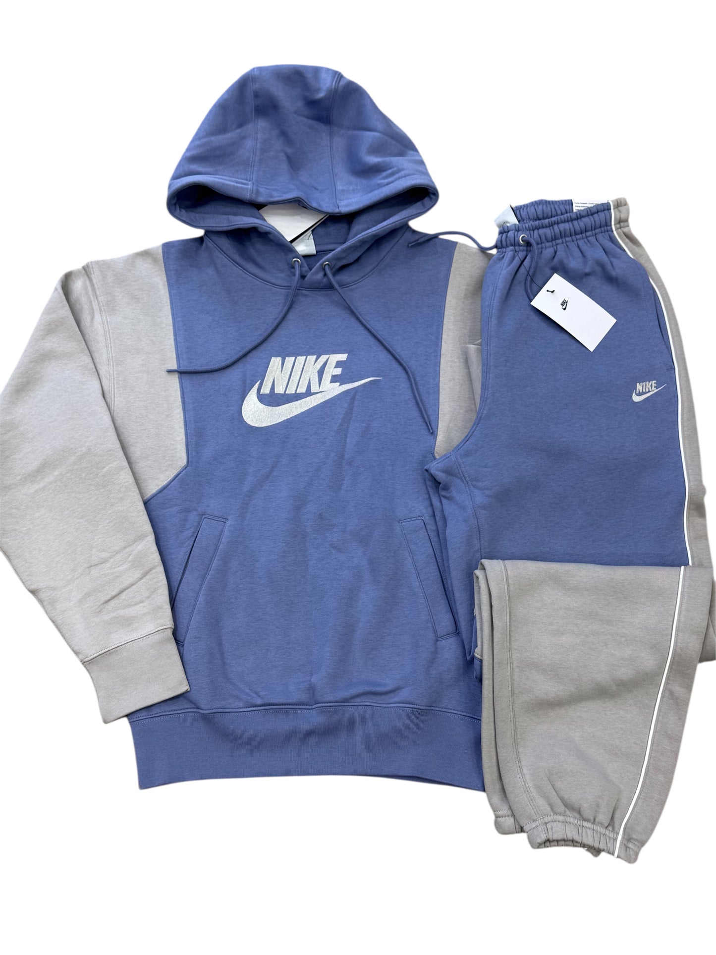 TUTA NIKE BICOLORE CON CAPPUCCIO