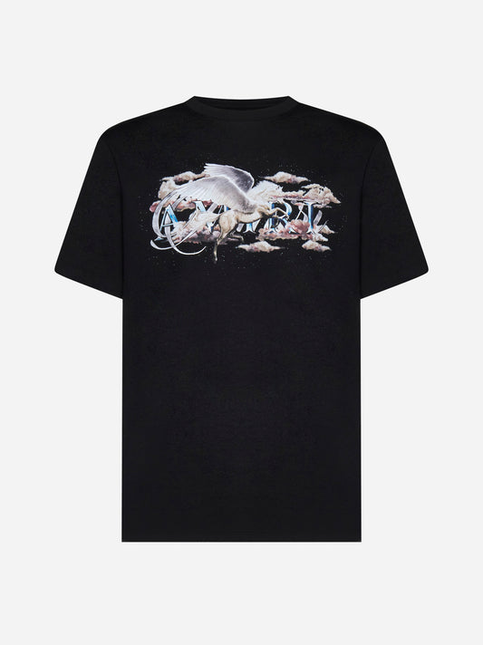 T-SHIRT IN COTONE PEGASUS LOGO