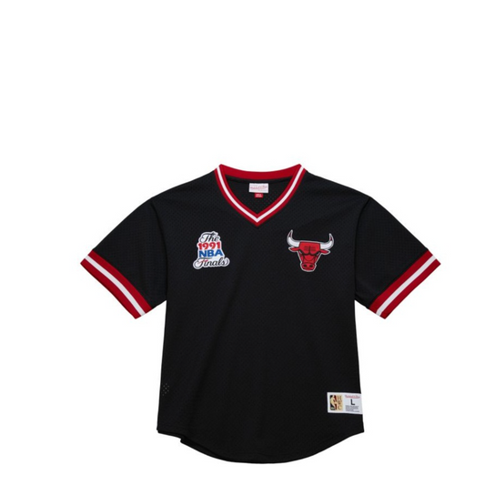 Mitchell&Ness Fashion Mesh V-Neck Vintage Logo Chicago Bulls
