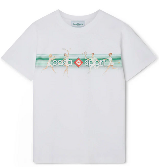 T-SHIRT CASABLANCA Playful Stripes