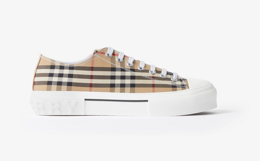 BURBEERRY Sneaker in cotone Check