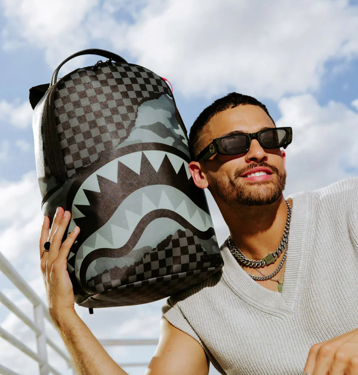 ZAINO SPRAYGROUND 3AM TEAR IT UP DLXSV BACKPACK Nero