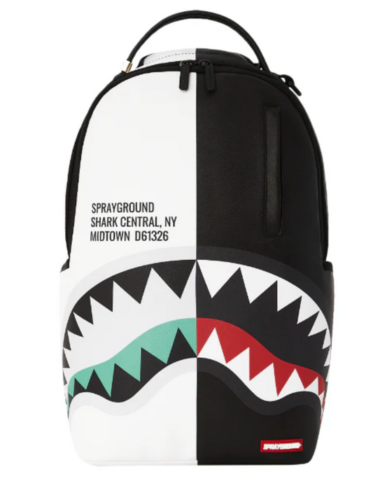 ZAINO SPRAYGROUND Shark Central Inverted Split