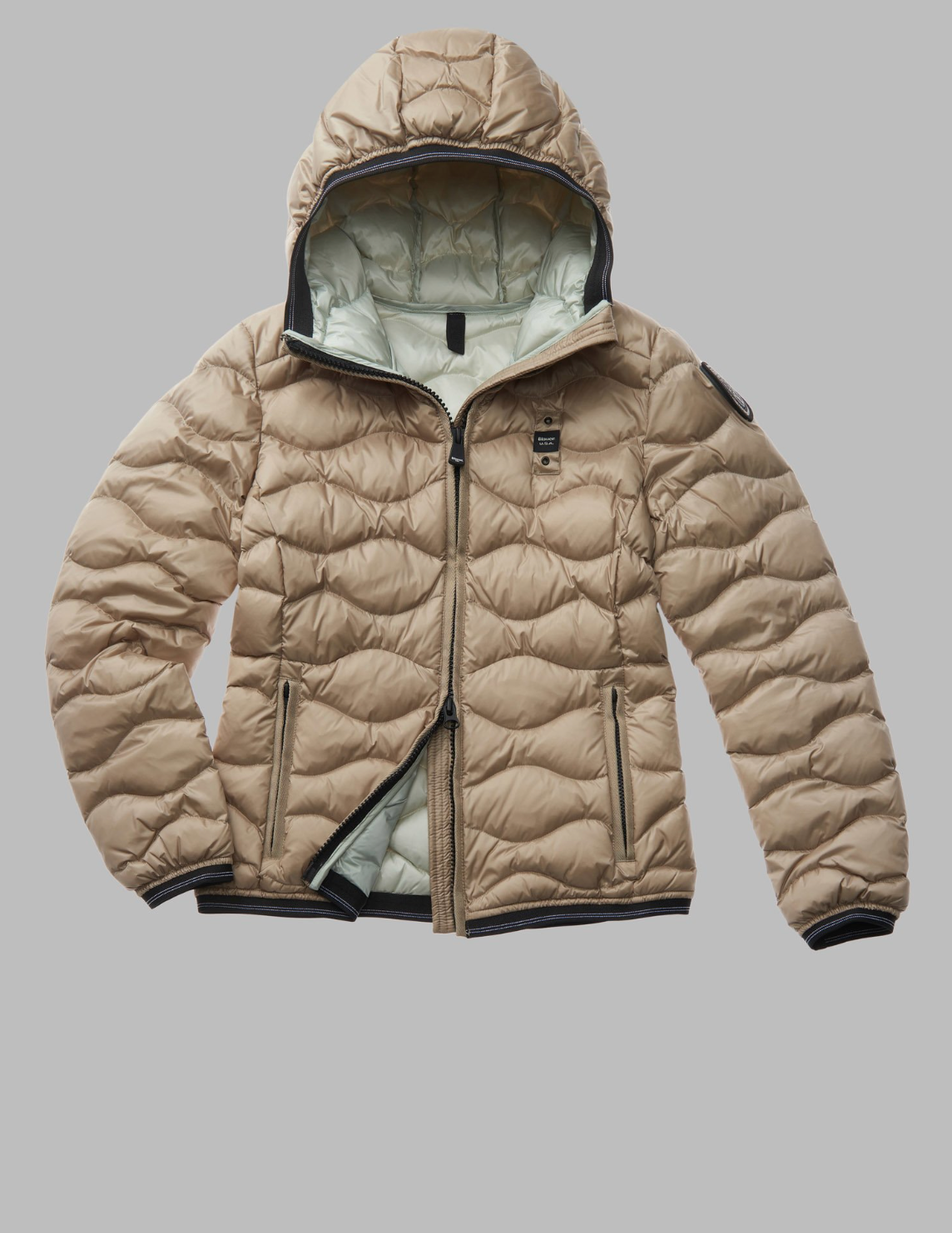 PIUMINO BLAUER AD ONDE  CAMELIA
