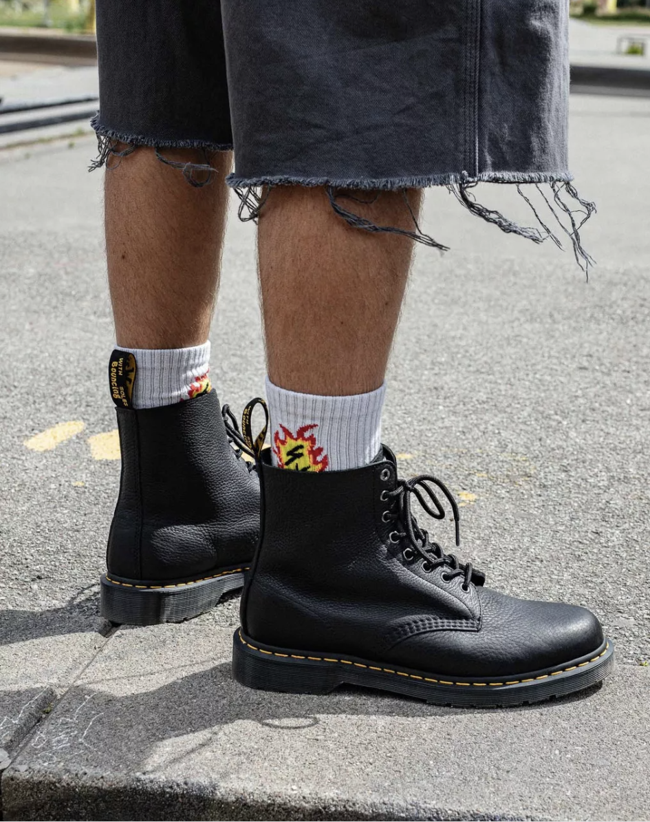 Dr.MARTENS  Stivali stringati 1460 Pascal in pelle Ambassador