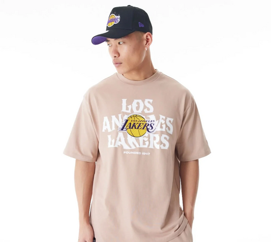 T-SHIRT NEW ERA OVERSIZE LA LAKERS