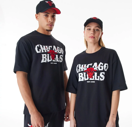 T-SHIRT NEW ERA OVERSIZE CHICAGO BULLS