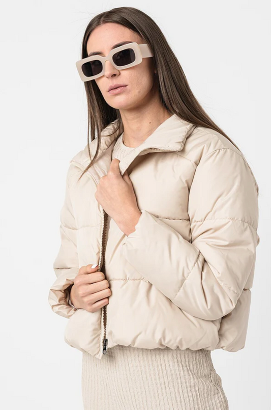 GIUBBINO VERO MODA SHORT OATMEAL