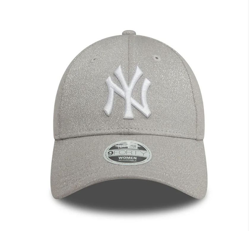 NEW ERA CAPPELO 9Forty cappello argento glitterato