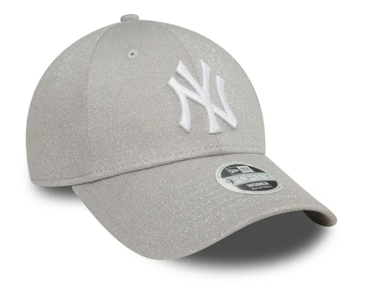 NEW ERA CAPPELO 9Forty cappello argento glitterato