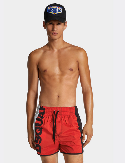 COSTUME DSQUARED2 LOGO COLOUR-BLOCK MIDI NEW COLLECTION 2025