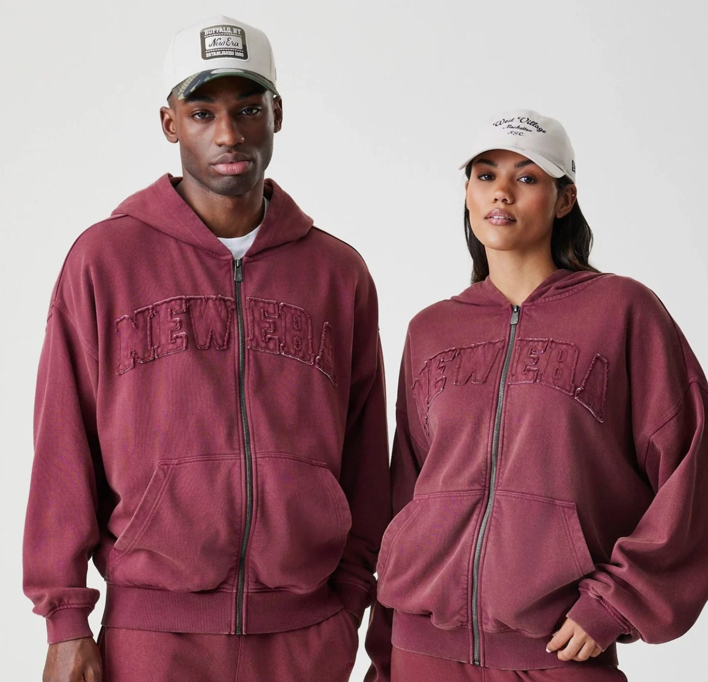 TUTA NEW ERA WASHEDN BORDEAUX