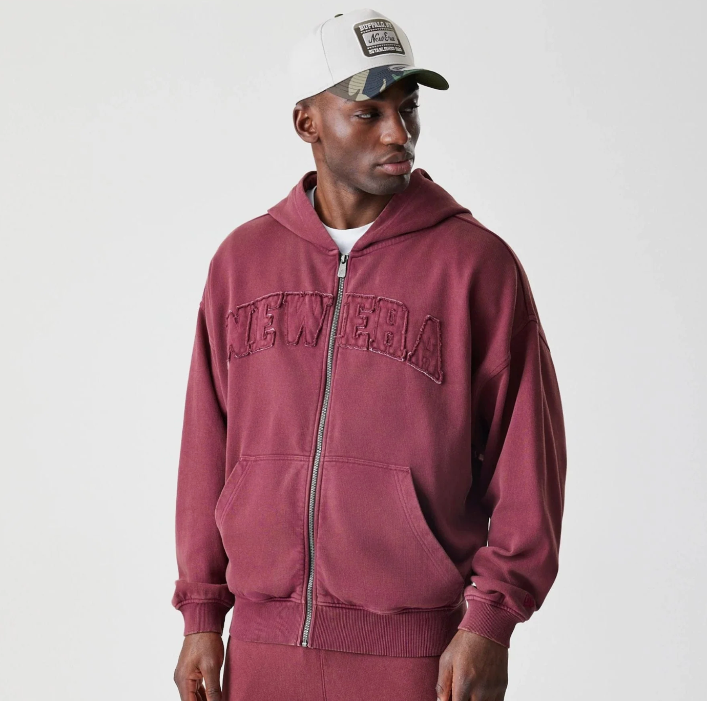 TUTA NEW ERA WASHEDN BORDEAUX