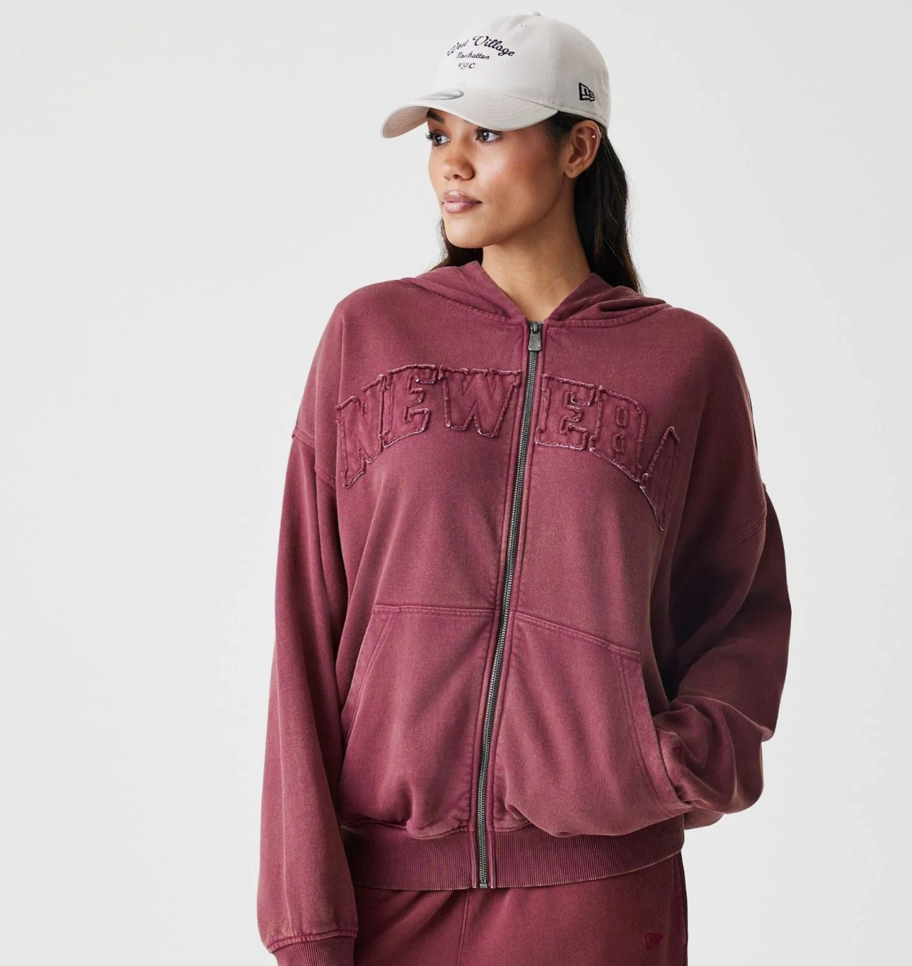 TUTA NEW ERA WASHEDN BORDEAUX