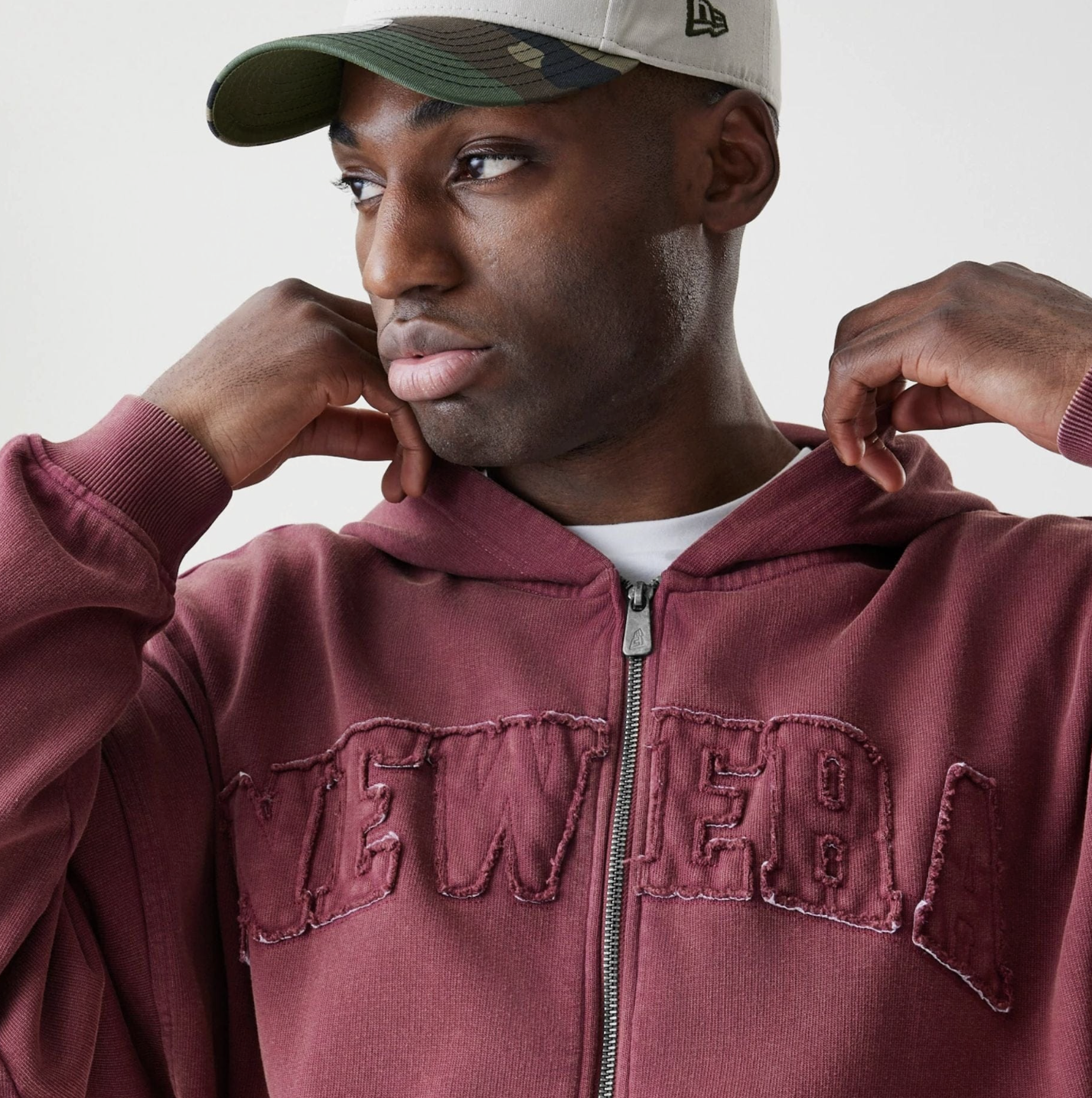 TUTA NEW ERA WASHEDN BORDEAUX