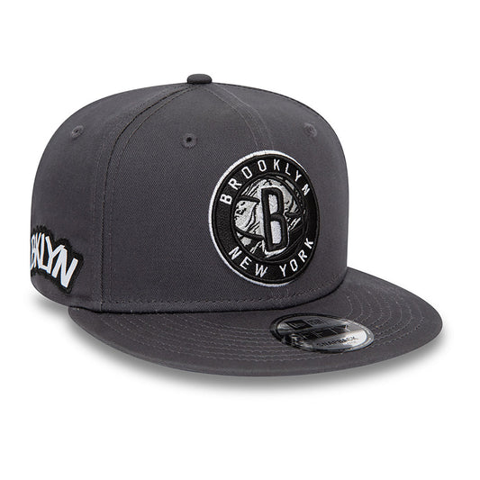 NEW ERA 9FIFTY Brooklyn Nets NBA Seasonal Infill Grigio