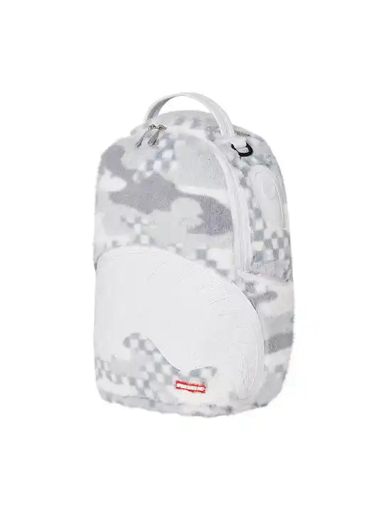 ZAINO SPRAYGROUND FLOCK 3AM BACKPACK WHITE