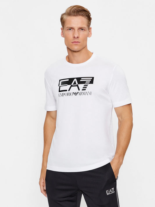 EA7 T-SHIRT VISIBILITY IN COTONE