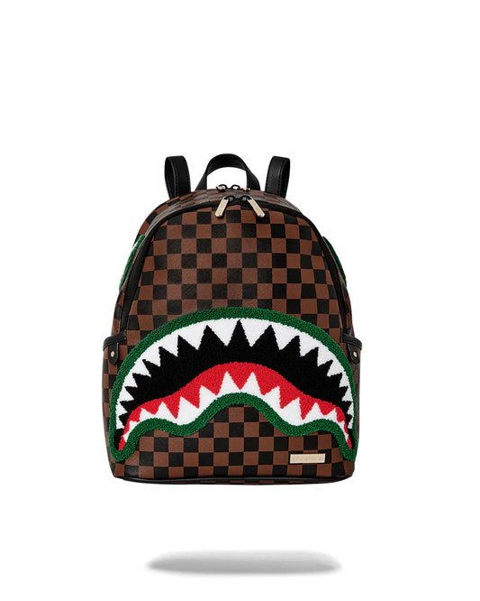 ZAINO SPRAYGROUND CHENILLE SIP SAVAGE MARRONE