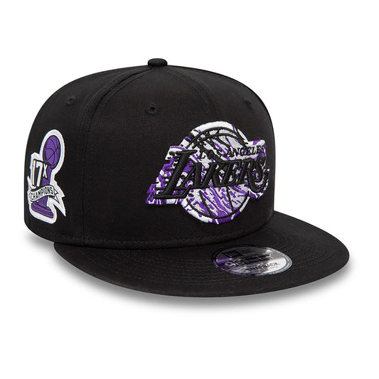 NEW ERA 9FIFTY LA Lakers NBA Seasonal Infill Nero