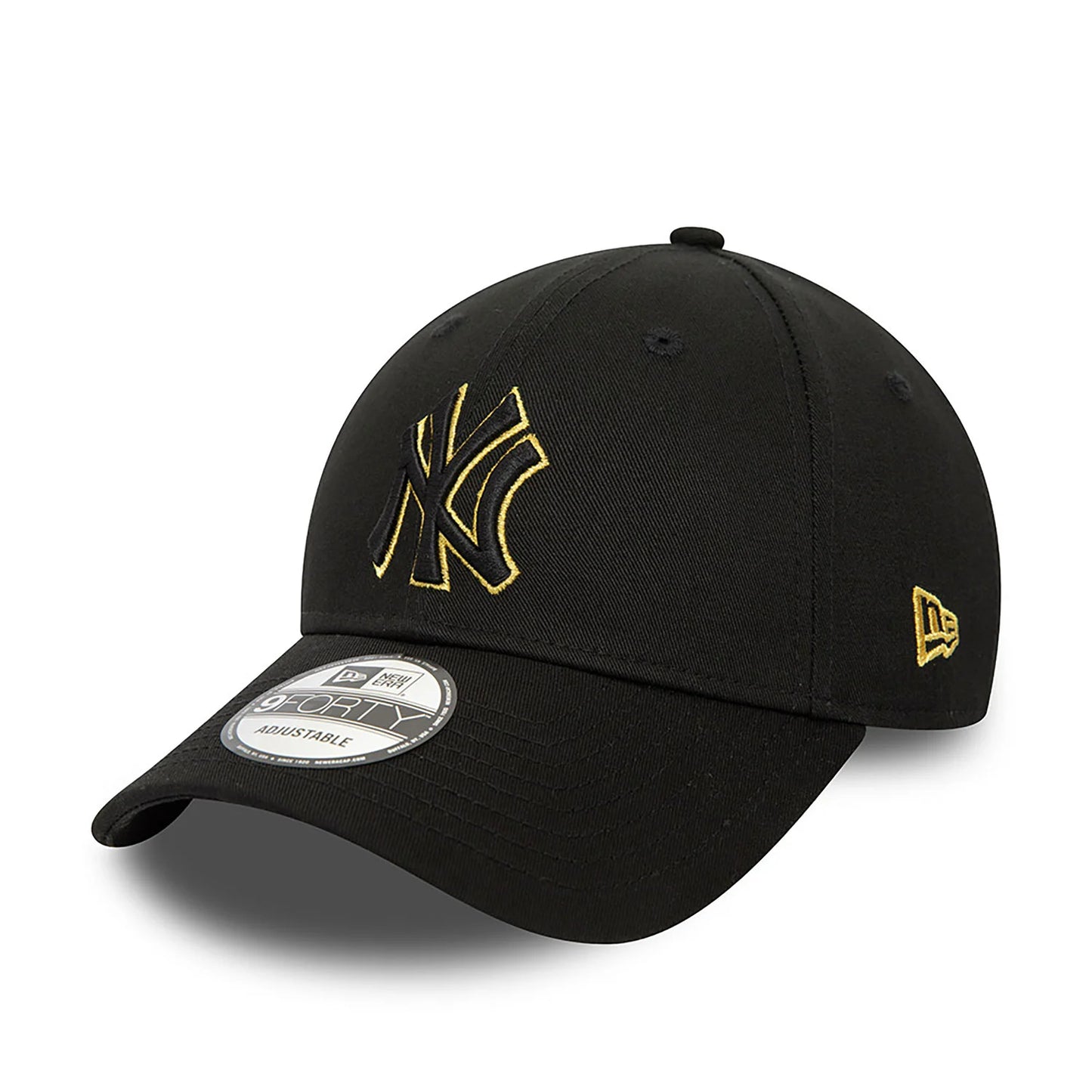 NEW ERA 9FORTY New York Yankees Metallic Outline Nero