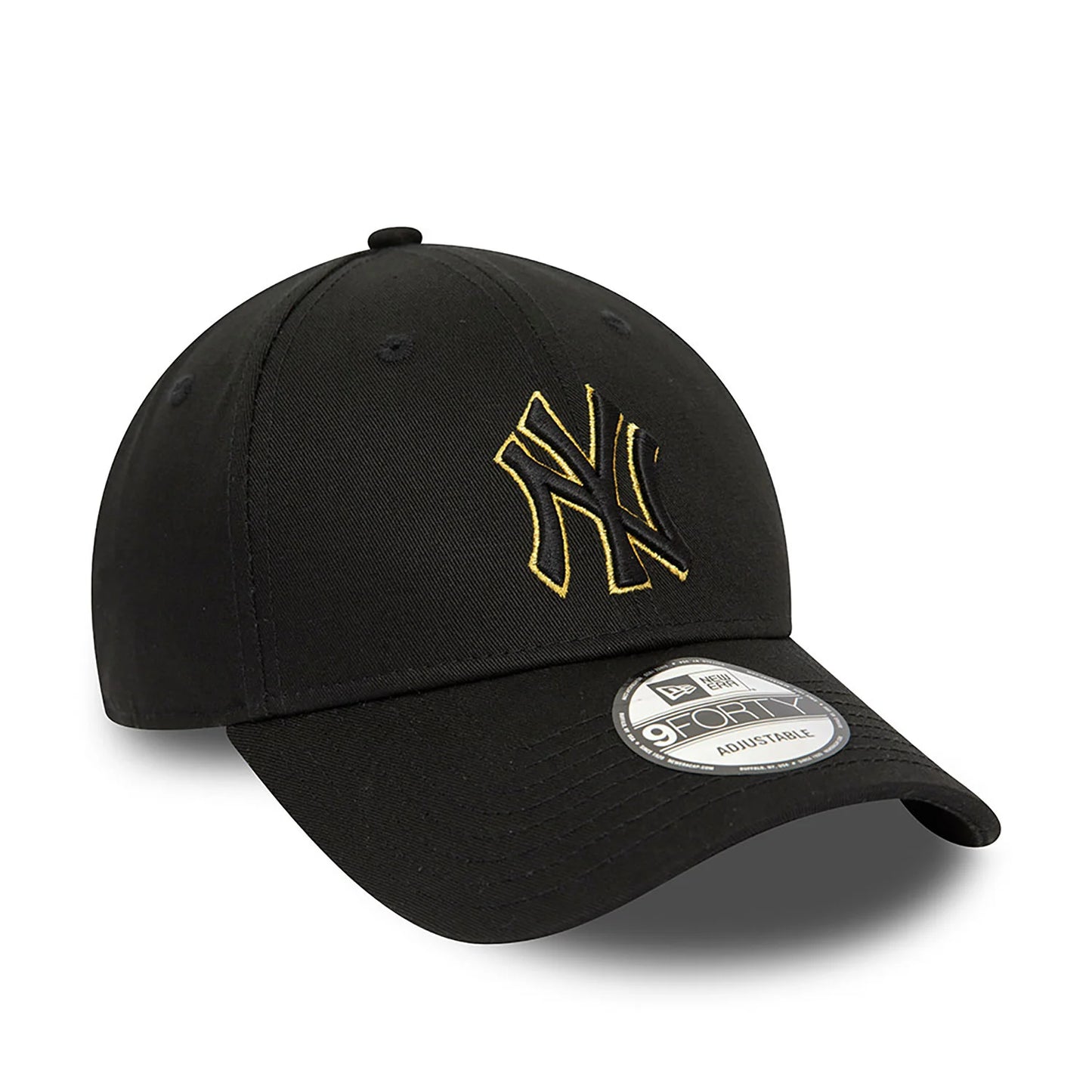 NEW ERA 9FORTY New York Yankees Metallic Outline Nero