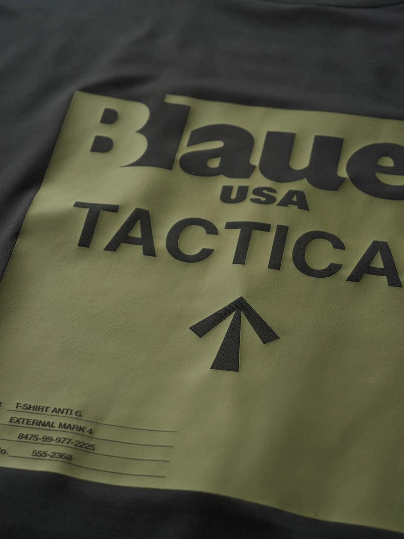 T-SHIRT TACTICAL BLAUER NEW COLLECTION SS/22