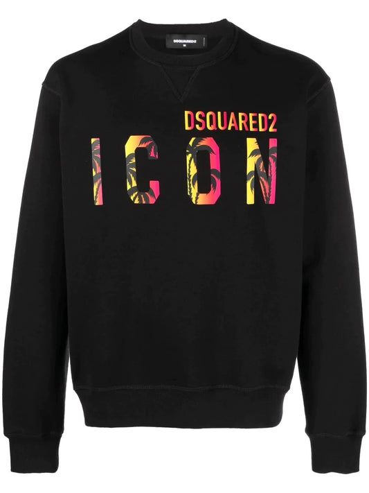 FELPA DSQUARED2 ICON TROPICAL NEW COLLECTION SS23