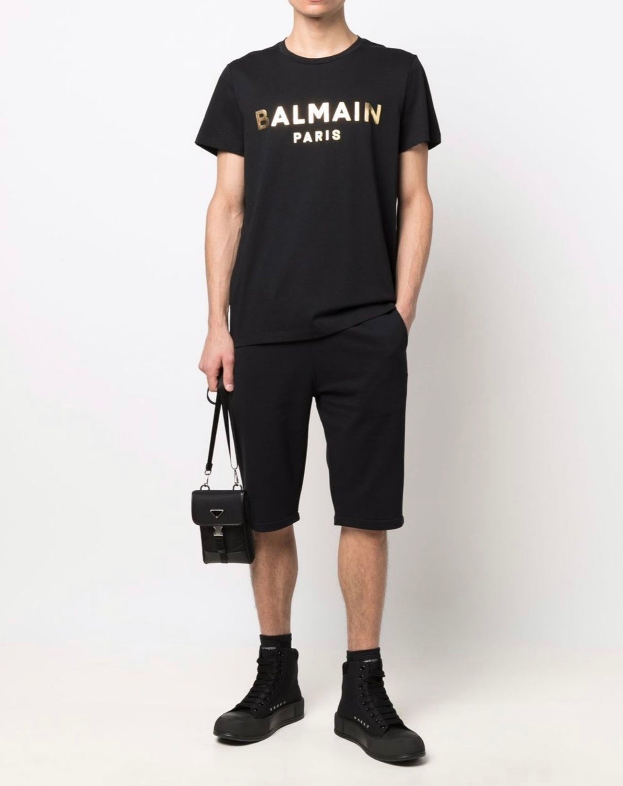 BALMAIN NEW COLLECTION BERMUDA SHORTS