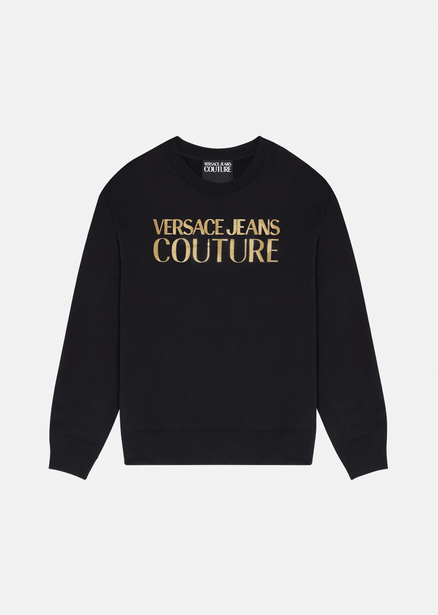 FELPA CON LOGO VERSACE JEANS COUTURE